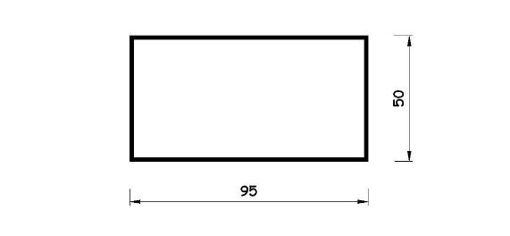 Kutu 50 x 95 mm