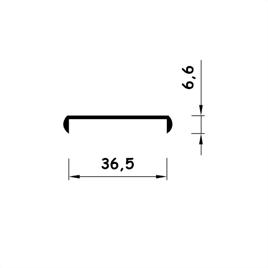 Al�minyum Sunta Kenar Profili 36 mm
